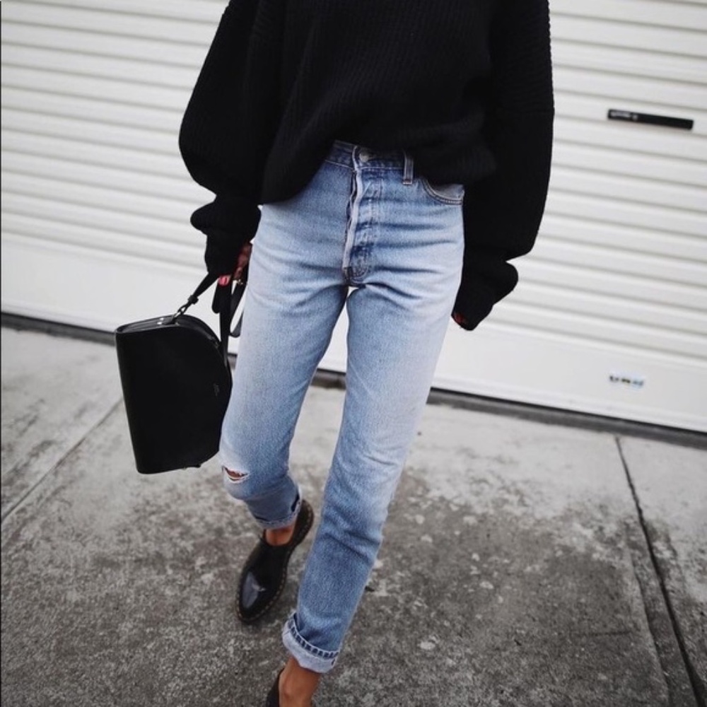 Redone High Rise Ankle Crop